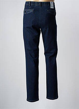 Pantalon chino stretch taille normale bleu MEYER homme