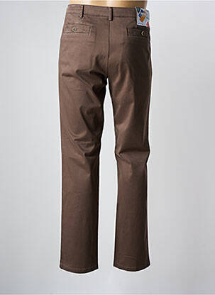 Pantalon chino bio taille basse marron MEYER homme