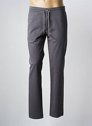 Pantalon chino stretch taille normale gris MEYER homme