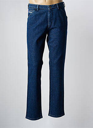 Jeans coupe droite stretch taille normale bleu MEYER homme