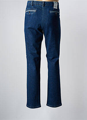 Jeans coupe droite stretch taille normale bleu MEYER homme