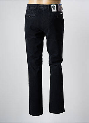 Pantalon chino stretch taille basse noir MEYER homme