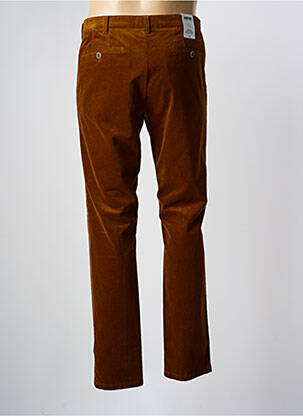 Pantalon chino stretch taille normale marron MEYER homme