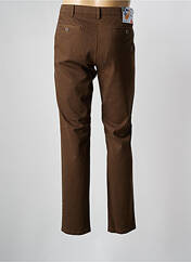 Pantalon chino marron MEYER pour homme seconde vue