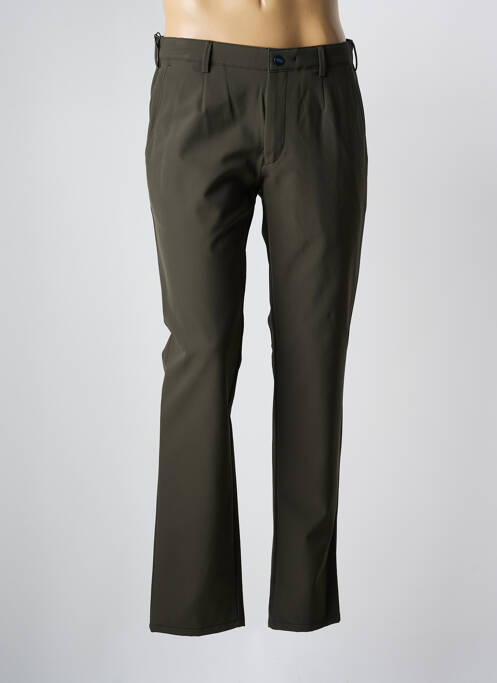 Pantalon chino poches taille normale vert MEYER homme