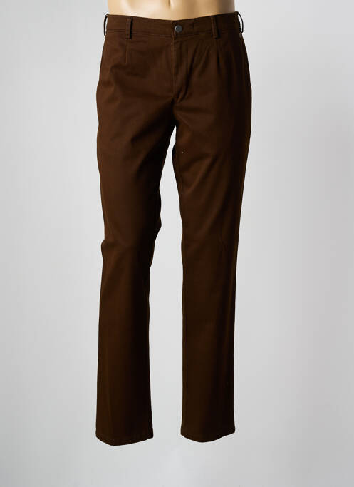 Pantalon chino marron MEYER pour homme