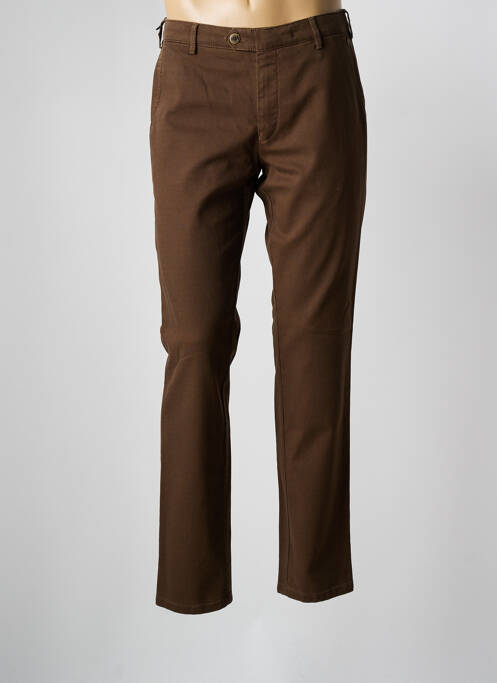 Pantalon chino marron MEYER pour homme