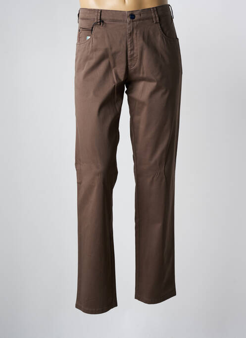 Pantalon chino marron MEYER pour homme