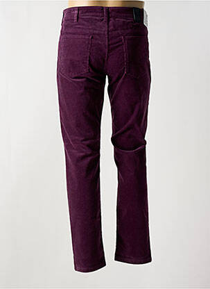 Pantalon slim tissage velours taille normale violet M5 BY MEYER homme