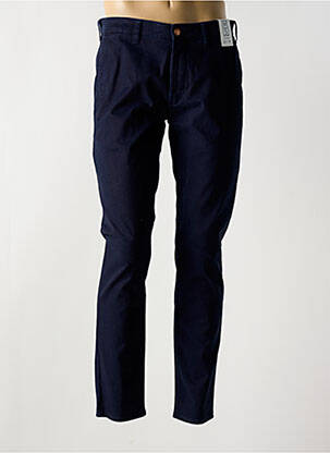 Pantalon chino bio taille normale bleu M5 BY MEYER homme