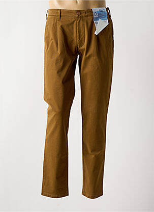 Pantalon chino bio taille haute marron M5 BY MEYER homme