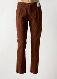 Pantalon chino tissage chiné taille normale orange M5 BY MEYER homme