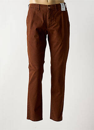 Pantalon chino tissage chiné taille normale orange M5 BY MEYER homme