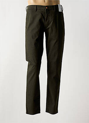 Pantalon chino tissage chiné taille normale vert M5 BY MEYER homme
