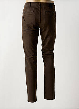 Pantalon chino tissage chiné taille normale marron M5 BY MEYER homme