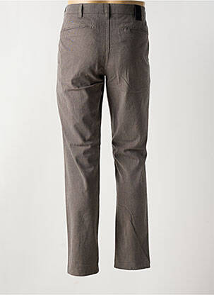 Pantalon chino tissage chiné taille haute marron M5 BY MEYER homme
