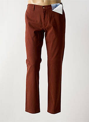 Pantalon chino tissage chiné taille normale marron M5 BY MEYER homme