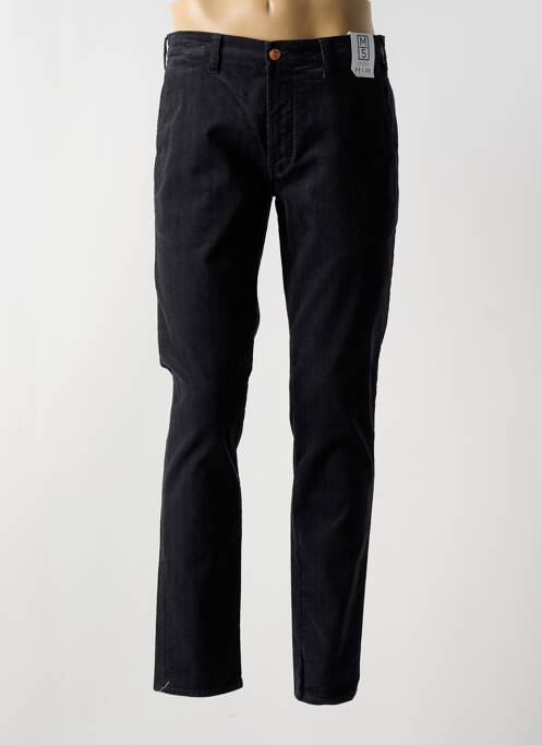 Pantalon chino tissage chiné taille normale bleu M5 BY MEYER homme