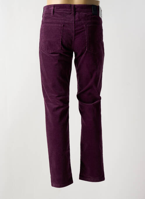 Pantalon slim stretch taille normale violet M5 BY MEYER homme