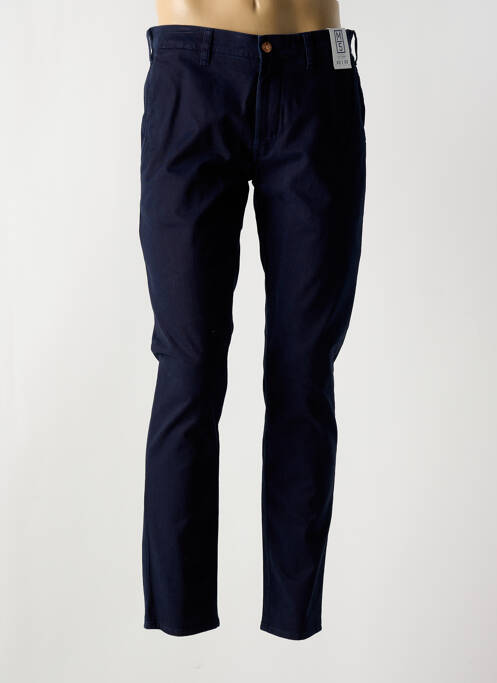 Pantalon chino bio taille normale bleu M5 BY MEYER homme