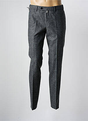 Pantalon chino fermeture zippée sous rabat avec crochet taille normale gris MEYER homme