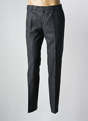 Pantalon slim fermeture zippée sous rabat boutonné gris MEYER homme