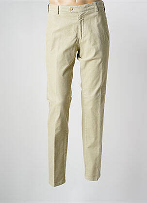 Pantalon chino fermeture zippée sous rabat boutonné beige MEYER femme