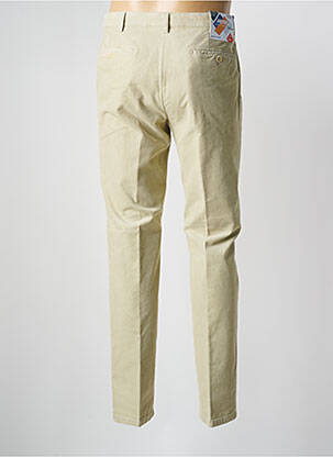 Pantalon chino fermeture zippée sous rabat boutonné beige MEYER femme