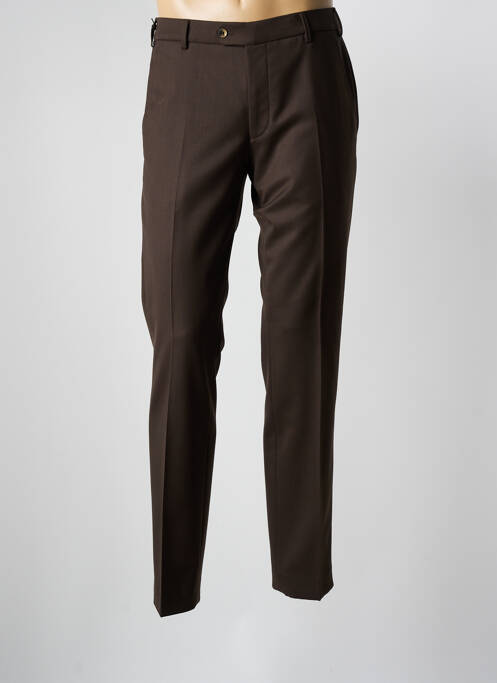 Pantalon chino marron MEYER pour homme