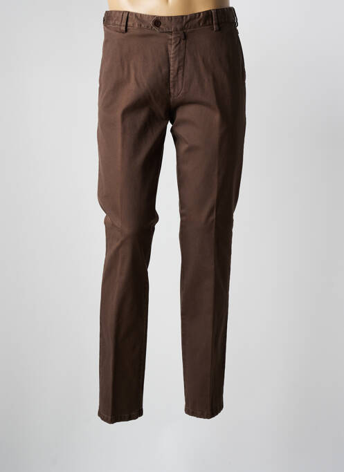 Pantalon slim marron MEYER pour homme