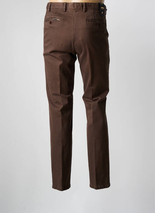 Pantalon slim marron MEYER pour homme