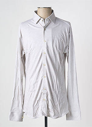 Chemisier coupe cintrée manches longues beige DESOTO femme