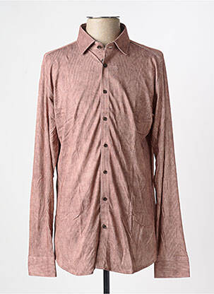 Chemisier coupe cintrée manches longues marron DESOTO femme