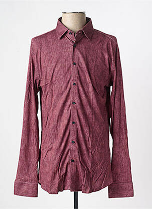 Chemisier coupe cintrée manches longues rouge DESOTO femme