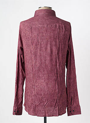 Chemisier coupe cintrée manches longues rouge DESOTO femme