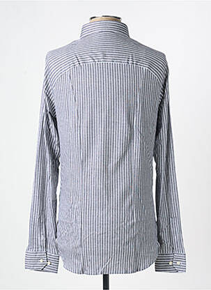 Chemise manches longues imprimé fantaisie gris DESOTO homme