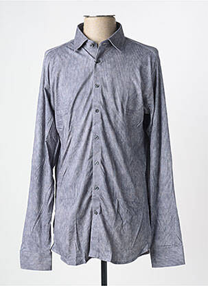 Chemise manches longues imprimé fantaisie gris DESOTO homme
