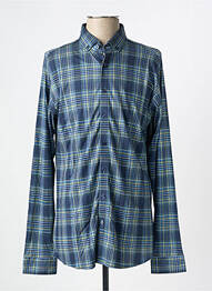 Chemise manches longues imprimé fantaisie bleu DESOTO homme