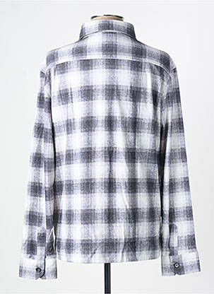 Chemise manches longues imprimé fantaisie gris DESOTO homme