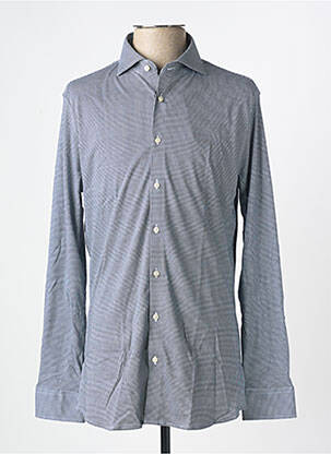 Chemise manches longues bleu DESOTO pour homme