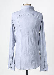 Chemise manches longues bleu DESOTO pour homme seconde vue