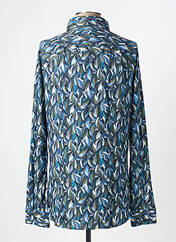 Chemise manches longues bleu DESOTO pour homme seconde vue