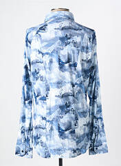 Chemise manches longues bleu DESOTO pour homme seconde vue