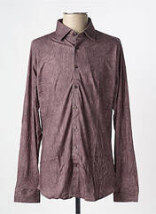 Chemise manches longues marron DESOTO pour homme seconde vue