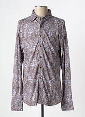 Chemise manches longues marron DESOTO pour homme seconde vue