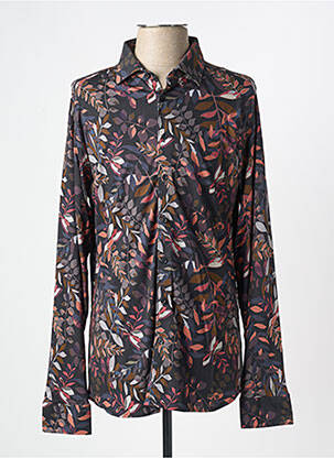 Chemise manches longues noir DESOTO pour homme