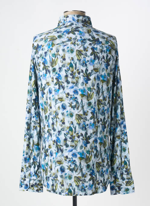 Chemise manches longues imprimé fantaisie bleu DESOTO homme