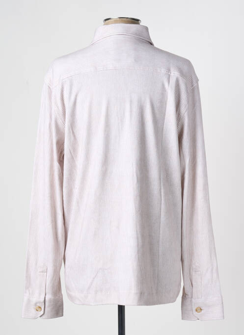 Chemise manches longues beige DESOTO pour homme