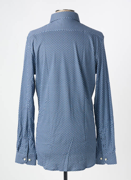 Chemise manches longues bleu DESOTO pour homme