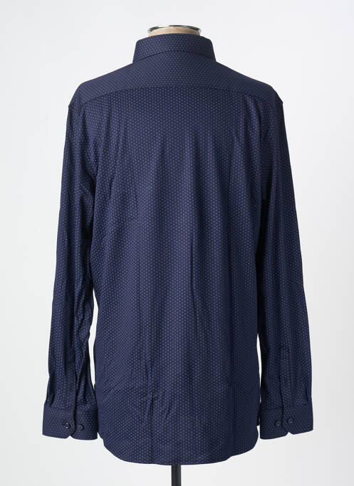 Chemise manches longues bleu DESOTO pour homme